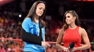 Bayley in ring with Charly Caruso